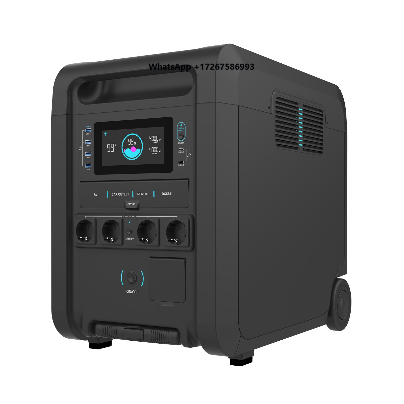 Outdoor Power Station - 5000w Portable Power Station Solar Generator