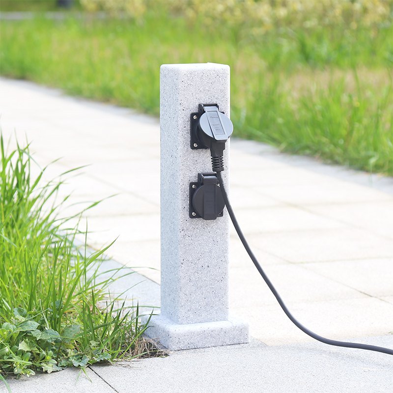 Vertical power socket PE water - đánh giá và giá Outdoor Power Hub