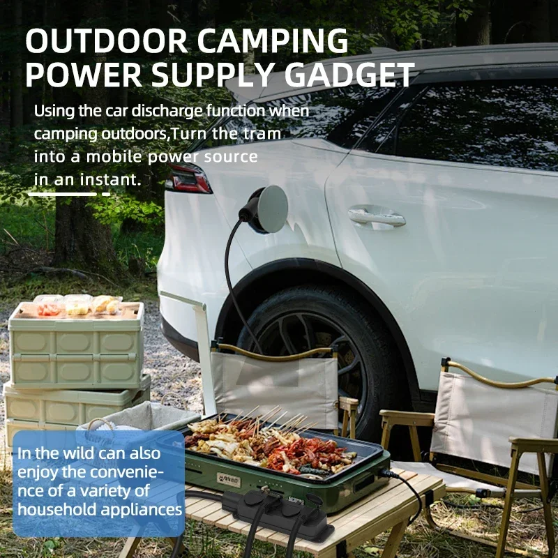 Portable 16A 4KW Electric Car  - đánh giá và giá Outdoor Power Plug
