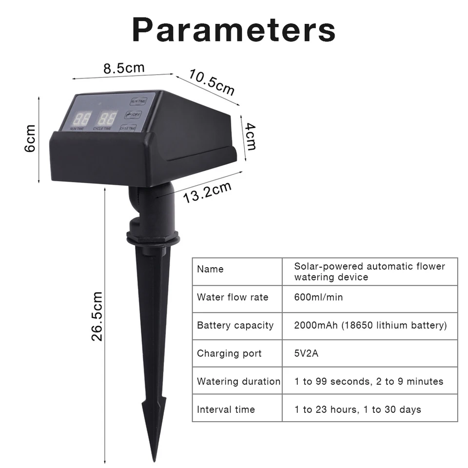 New Solar Powered Irrigation T - đánh giá và giá Outdoor Power Timer