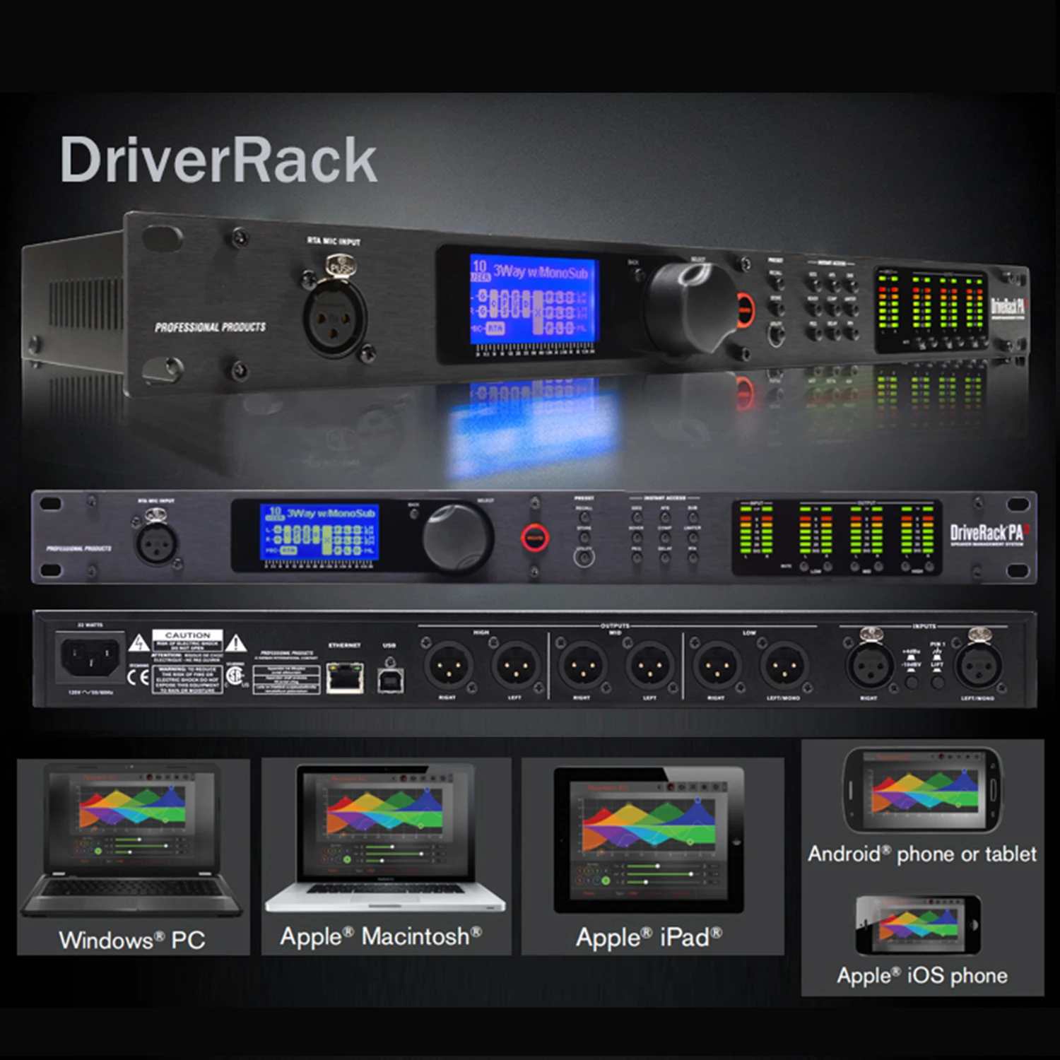 Professional audio processor P - đánh giá và giá Outdoor Power Amplifier