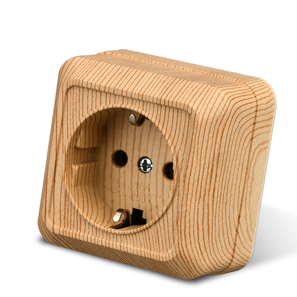 WESA Wooden Wall Surface Socke - đánh giá và giá Outdoor Power Hub