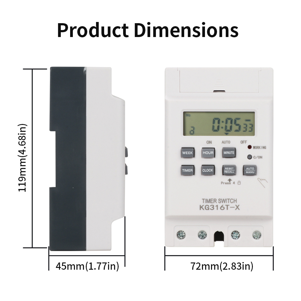 TNCE 30A Time Control Switch 2 - đánh giá và giá Outdoor Power Timer