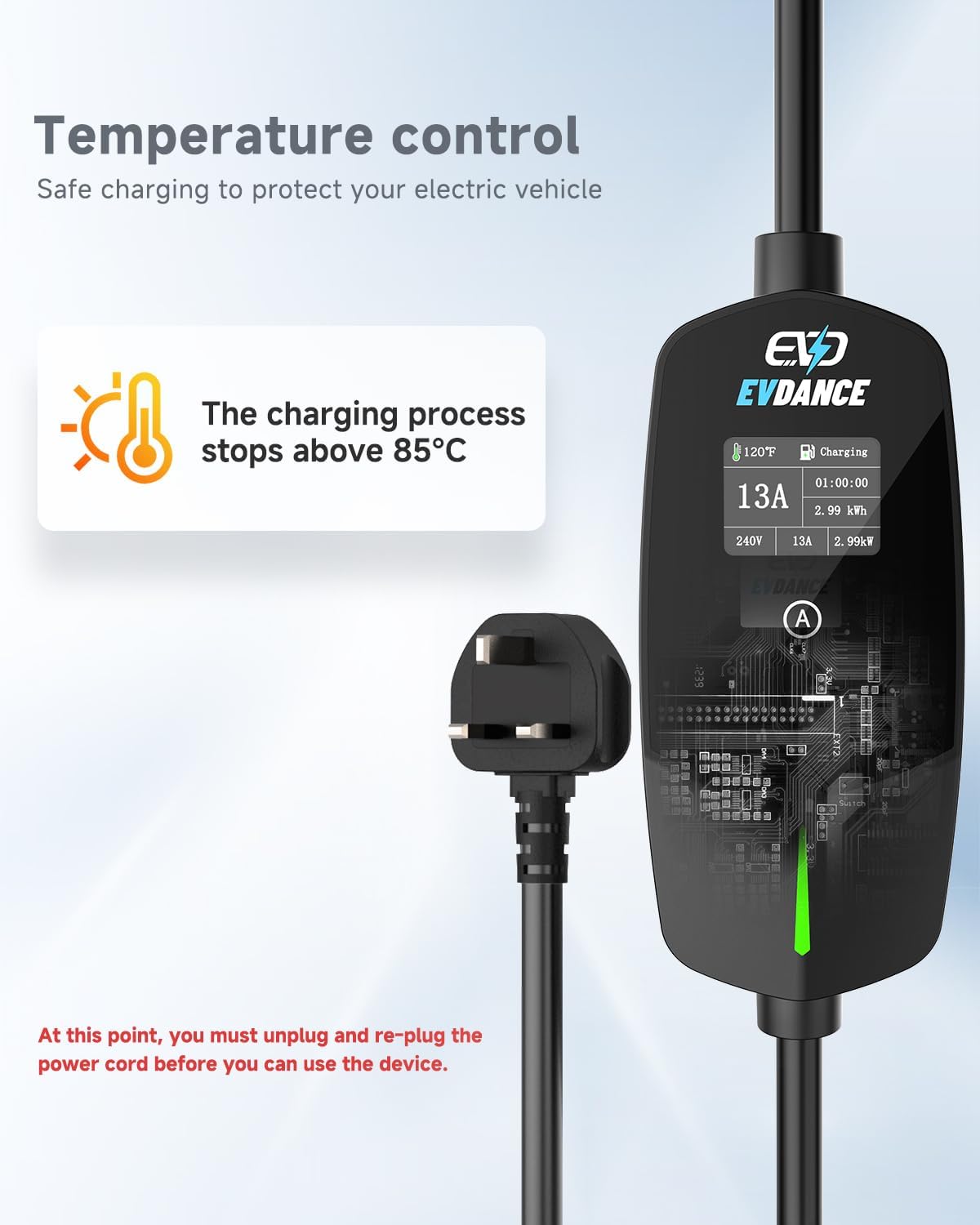 EVDANCE Portable EV Charger Ty - đánh giá và giá Outdoor Power Plug