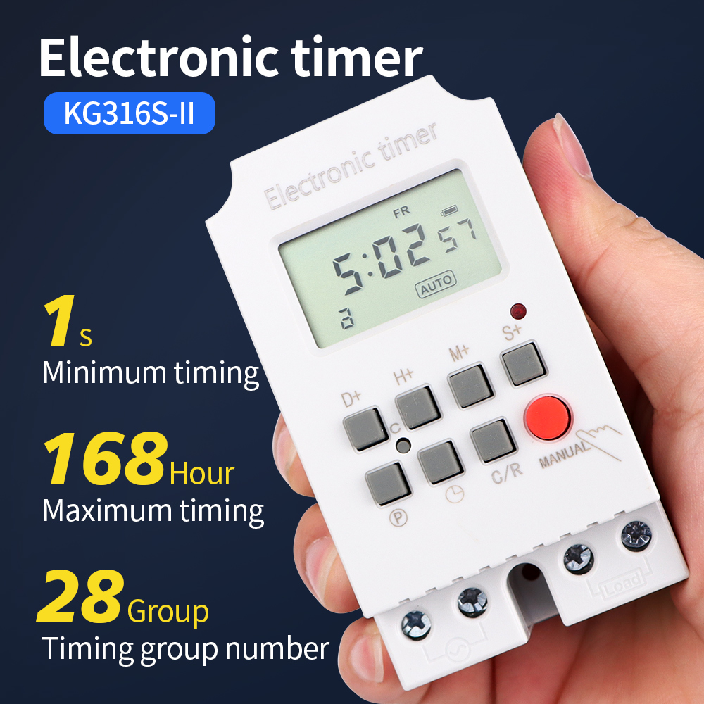 KG316S 220VAC 25A Digital Time - đánh giá và giá Outdoor Power Timer