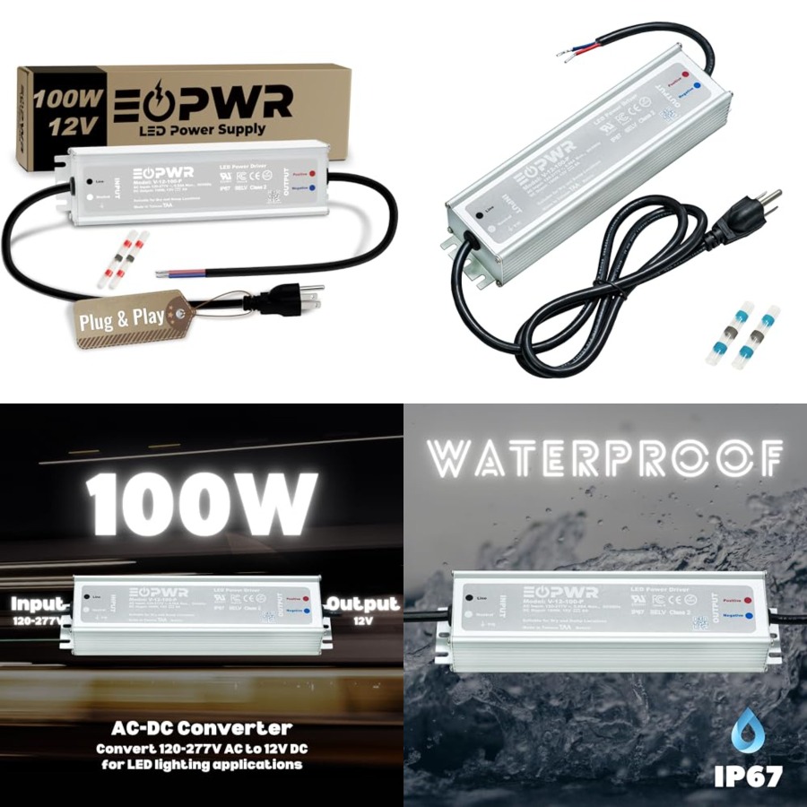 LED Driver Waterproof IP67 Pow - đánh giá và giá Outdoor Power Plug