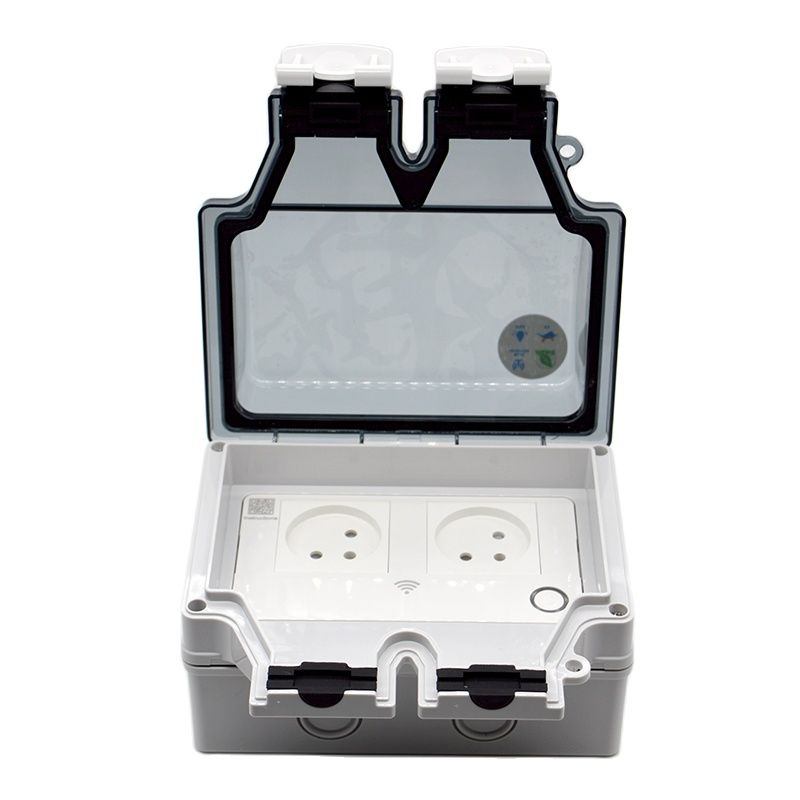 16A Ổ Cắm Thông Minh IP66 Chốn - đánh giá và giá Outdoor Power Hub