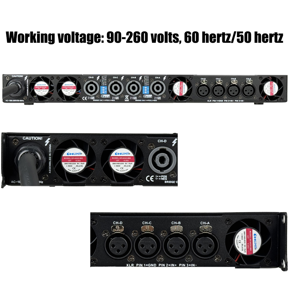 Paulkitson PD43000 4x3000W 8Ω  - đánh giá và giá Outdoor Power Amplifier