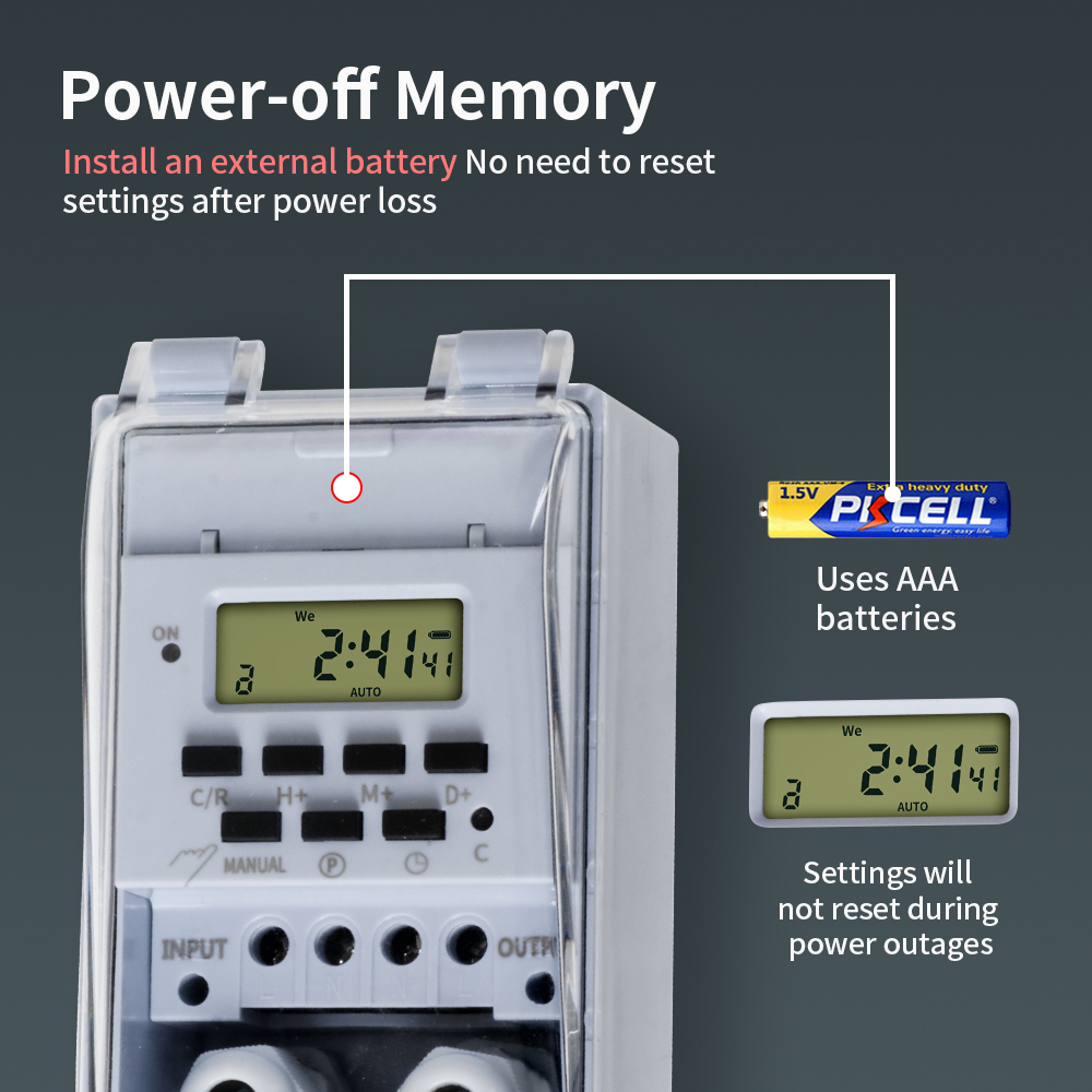 TNCE 30A Timer Switch, Waterpr - đánh giá và giá Outdoor Power Timer