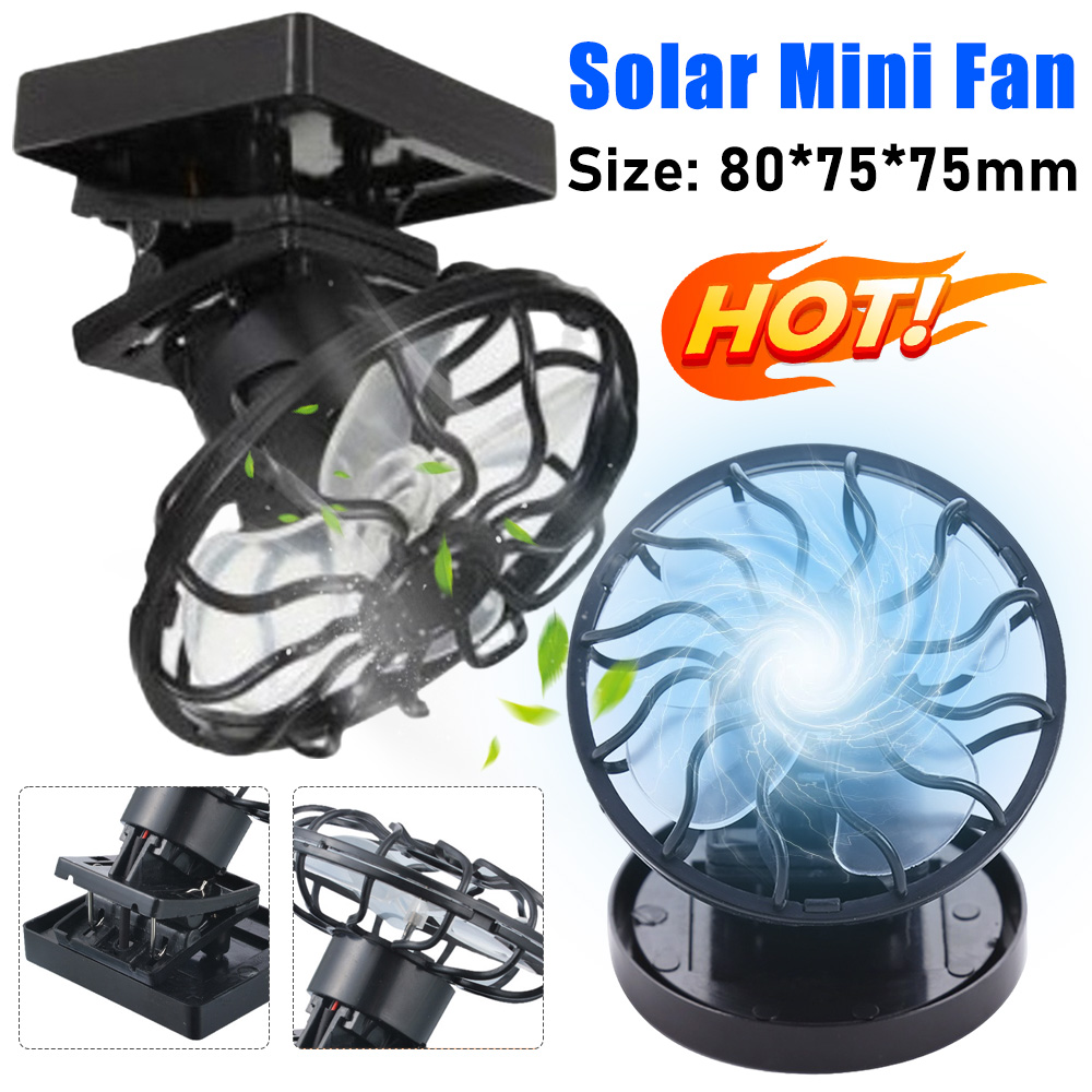Solar Power Mini Clip Fan Clip - đánh giá và giá Outdoor Power Timer