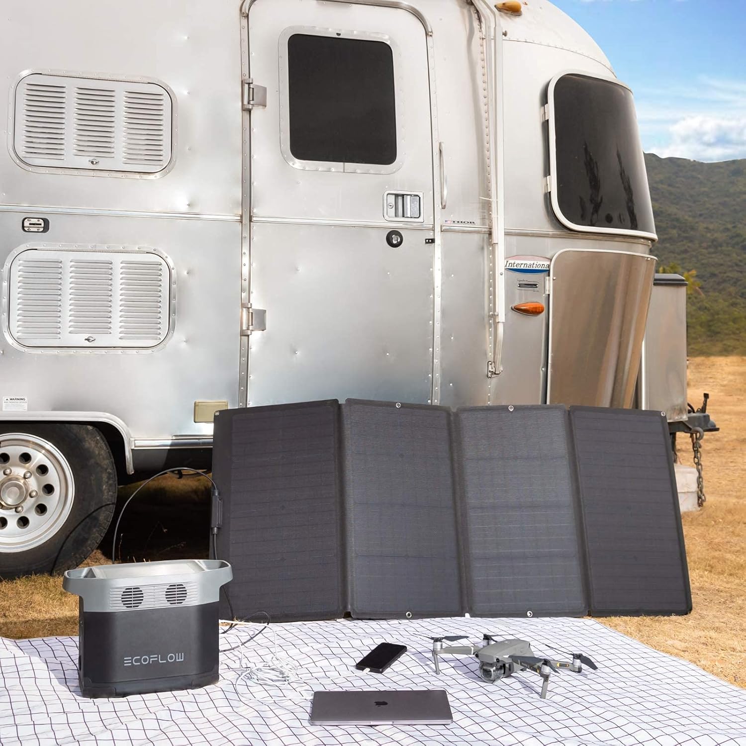 160 Watt Foldable Solar Panel  - đánh giá và giá Outdoor Power Station
