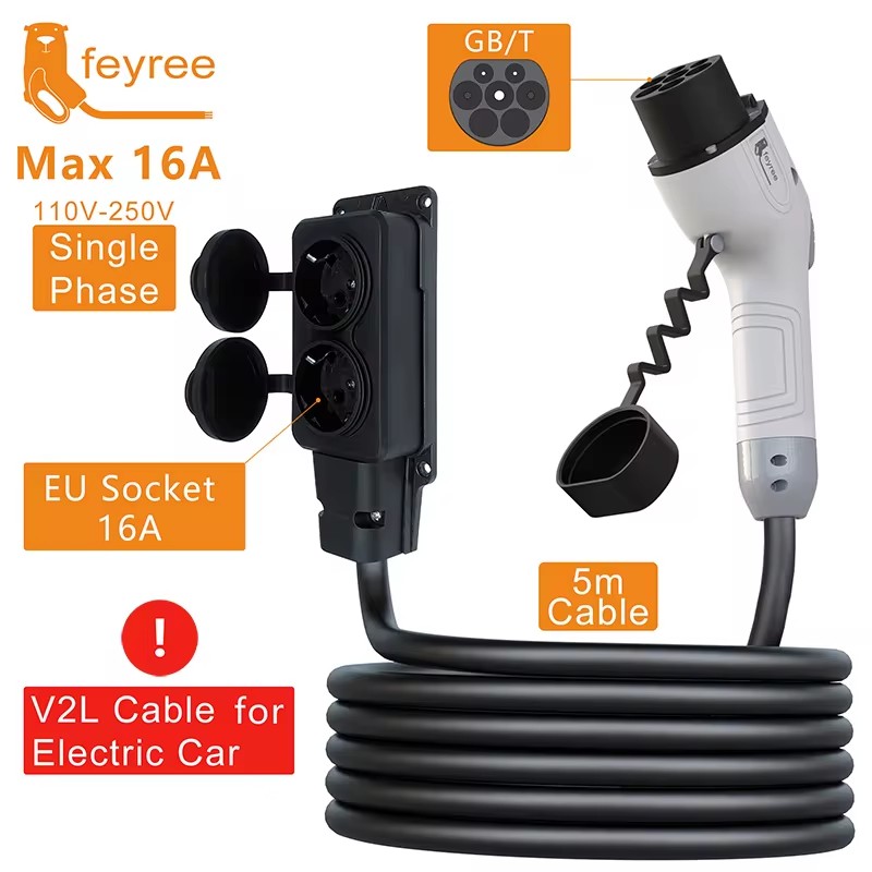Feyree V2L Cable Discharge Plu - đánh giá và giá Outdoor Power Plug