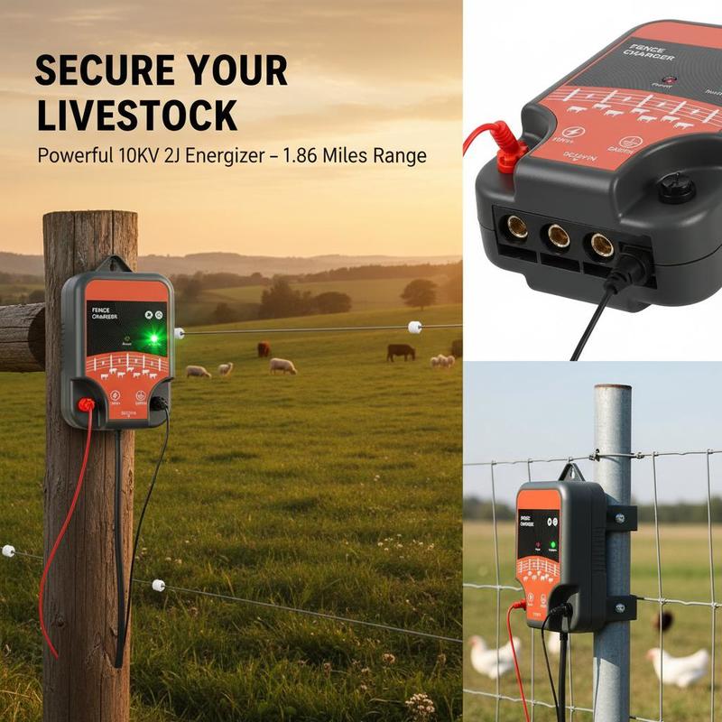 Livestock Energizer 10kV 2J Fo - đánh giá và giá Outdoor Power Plug